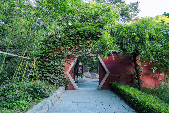 中国天津蓟县盘山风景区风光