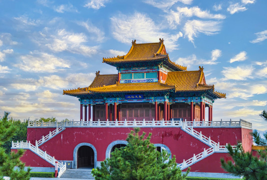 中国天津蓟县盘山风景区风光