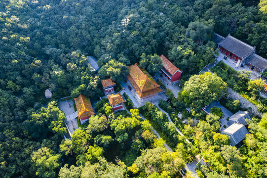 中国天津蓟县盘山风景区风光