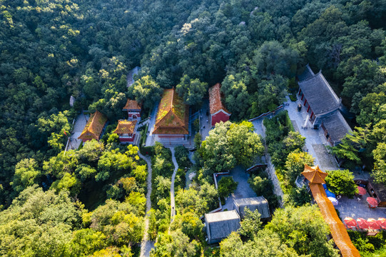 中国天津蓟县盘山风景区风光