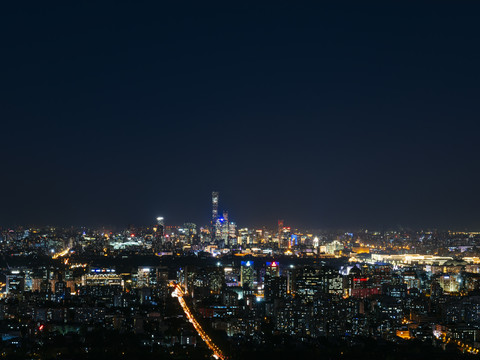 北京城市夜景