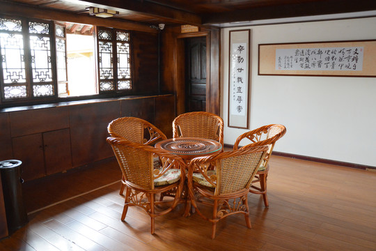 客厅竹椅