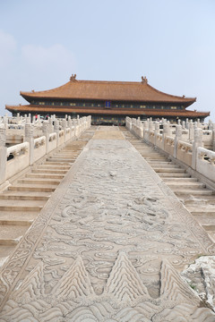 北京紫禁城丹壁石