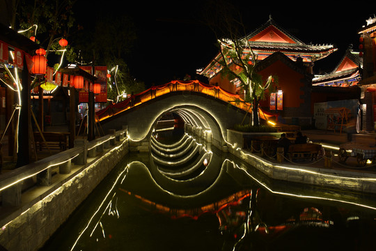 皇家驿站夜景