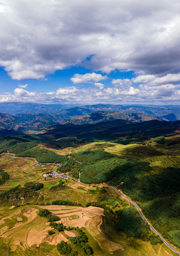 四川大凉山田园风光