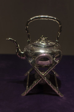 清代银茶壶