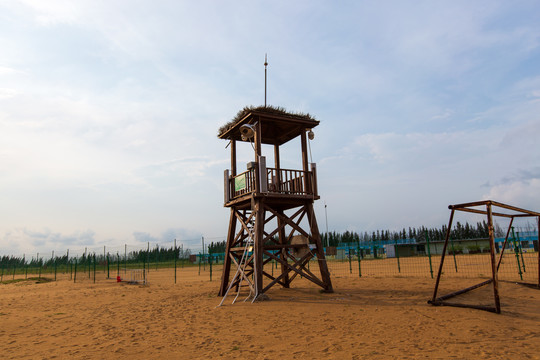 钦州茅尾海滨海浴场瞭望塔