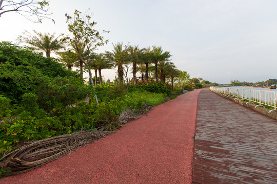 钦州茅尾海滨海浴场休闲步道