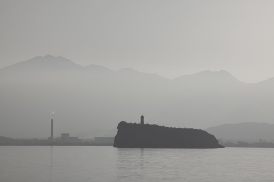 江西鄱阳湖长江庐山鞋山