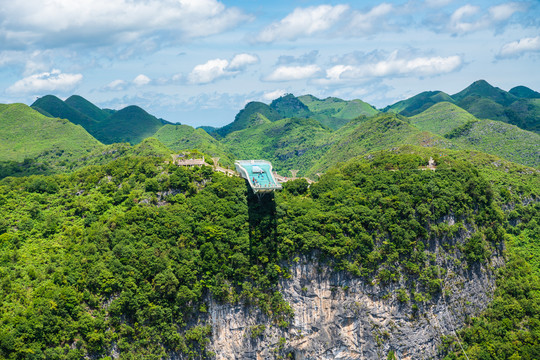 乐业大石围天坑景区