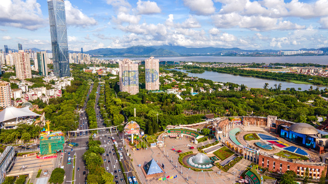 深圳城市建筑航拍