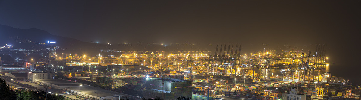 深圳盐田港夜景