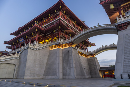 西安大唐芙蓉园建筑风景