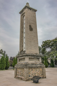 李广墓碑塔