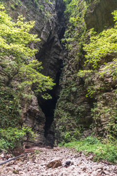 张家界槟榔谷夹儿沟