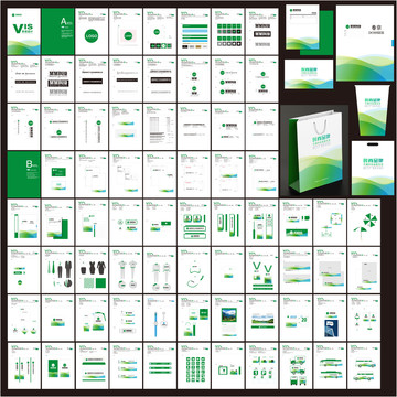绿色vi系统设计