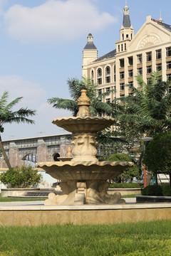 花池喷泉