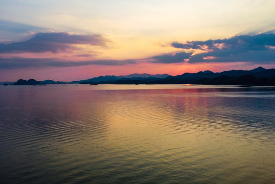 千岛湖日落