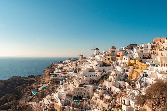 希腊圣托里尼海岛风景