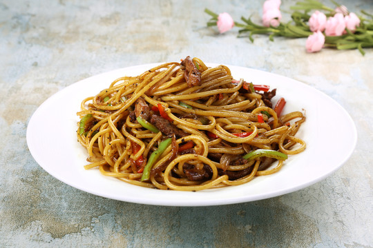 黑胡椒意面
