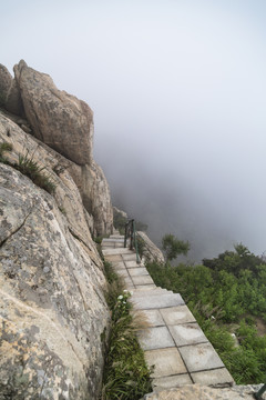 中国山东泰山自然风光