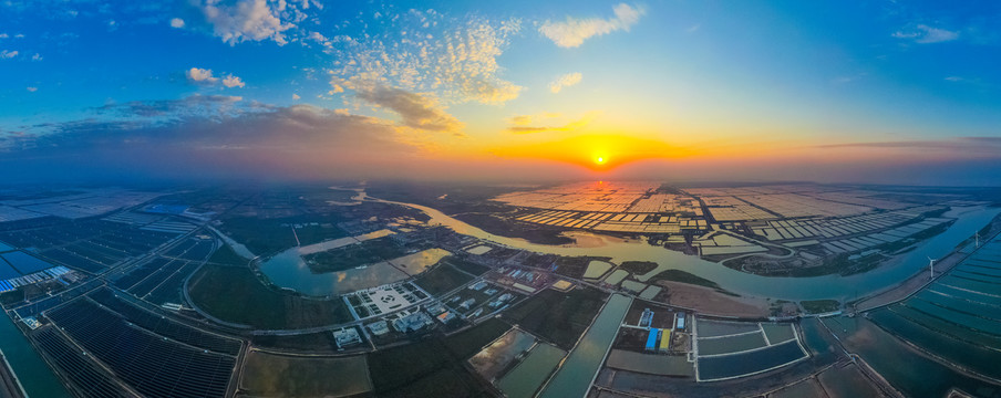 潍坊下营风光全景