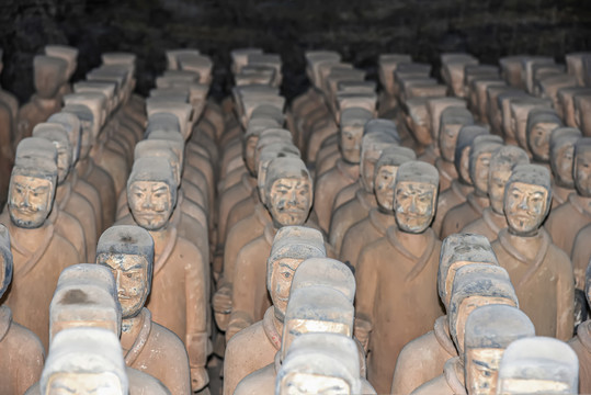 芒砀山汉兵马俑