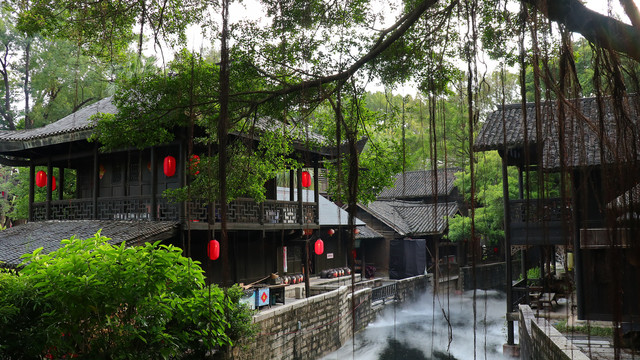风情河小桥流水人家深圳锦绣中华