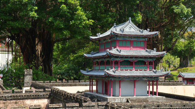 甘肃嘉峪关古长城模型深圳景点