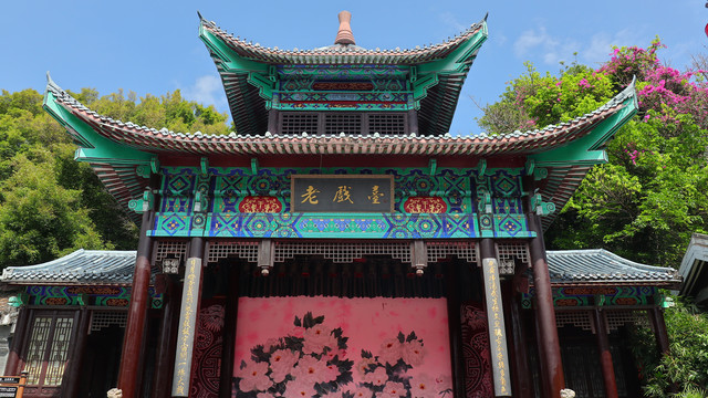 老戏台牌楼深圳锦绣中华景点
