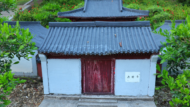 山西忻州南禅寺景点模型