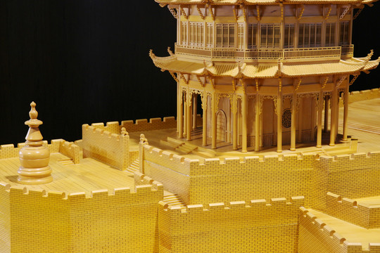 古代黄鹤楼模型