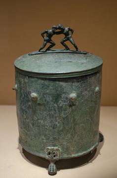 古罗马青铜盒