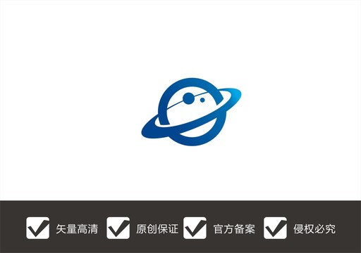 卫星地球星球LOGO