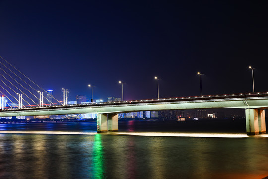 杭州钱塘江夜景