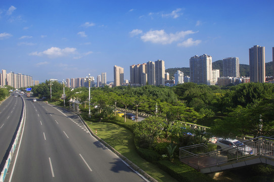 南安江北大道城市风景