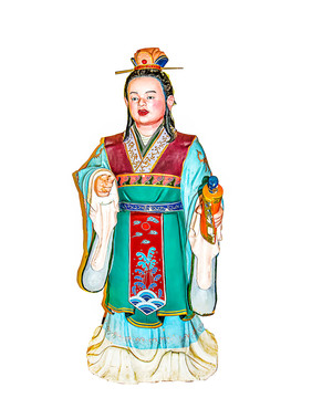 汉质帝刘缵塑像