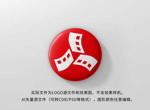 电影胶片LOGO标志设计