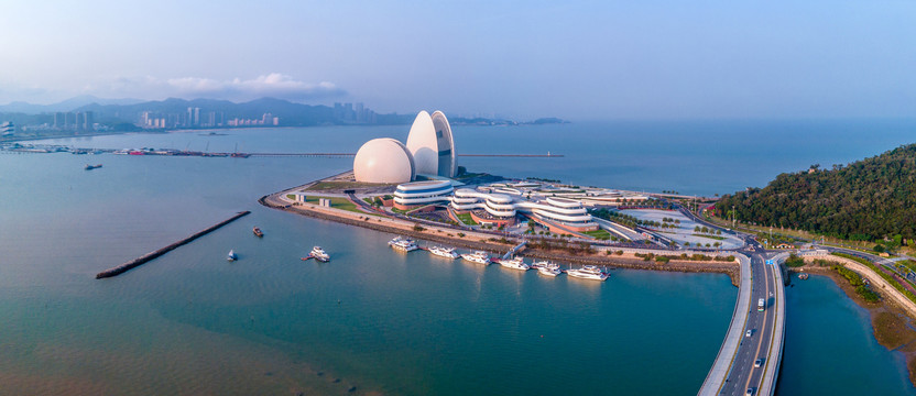 珠海日月贝著名景点全景