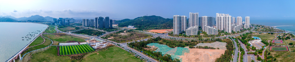 珠海香洲区半岛城市房产全景