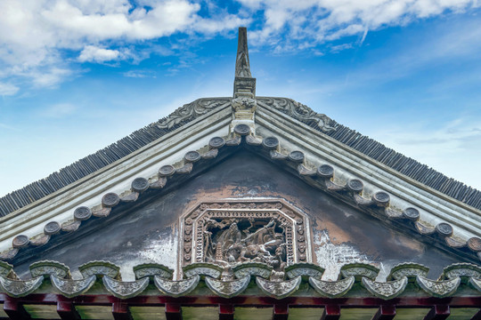 中式古建筑特写