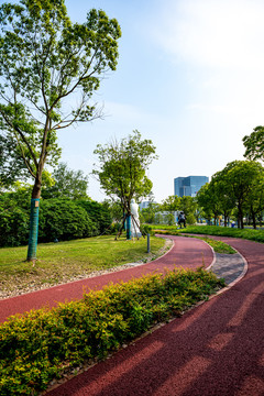 上海浦东滴水湖景观