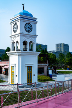 上海浦东滴水湖景观