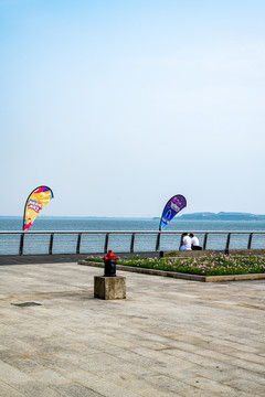 上海浦东滴水湖景观