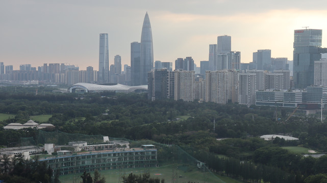 深圳科技园建筑沙河西路风景