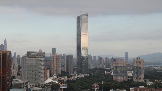 深圳华侨城大厦航拍