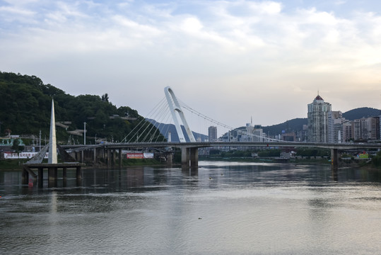 福建南平延平区城市风光