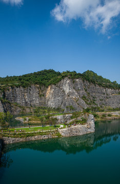 深秋的重庆渝北矿山公园