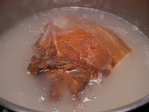 煮熟的腊肉