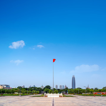 中国山东济南泉城广场